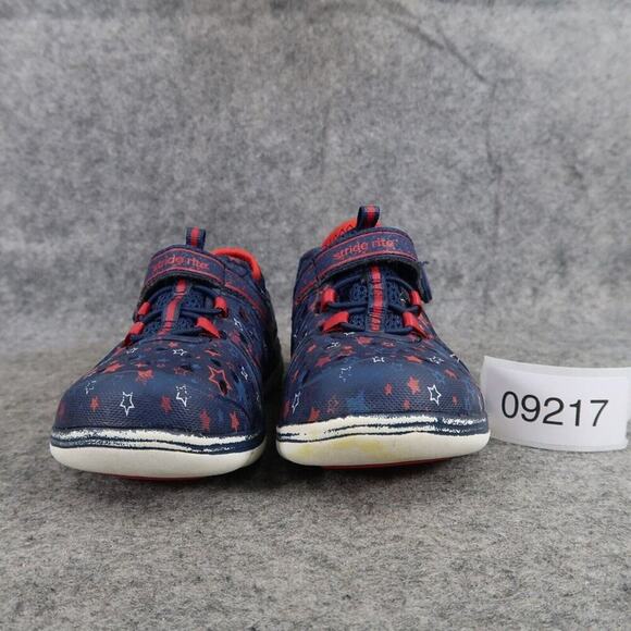 Stride Rite Shoes Baby 7 Sneaker Sandal Phibian Rubber Blue Red Water Play Kids - Picture 4 of 15